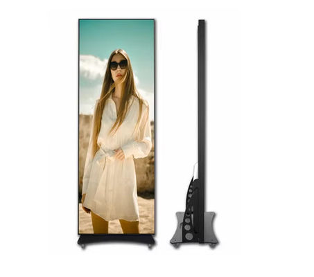 شاشة عرض محمولة بالفوكس LED 64X20X192 سم شاشة شاشة LED تجارية ملونة كاملة