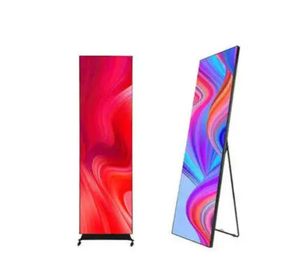ملصق عرض LED تجاري ملون بالكامل للاستخدام الداخلي حجم الشاشة 2000 * 750 * 30 مم